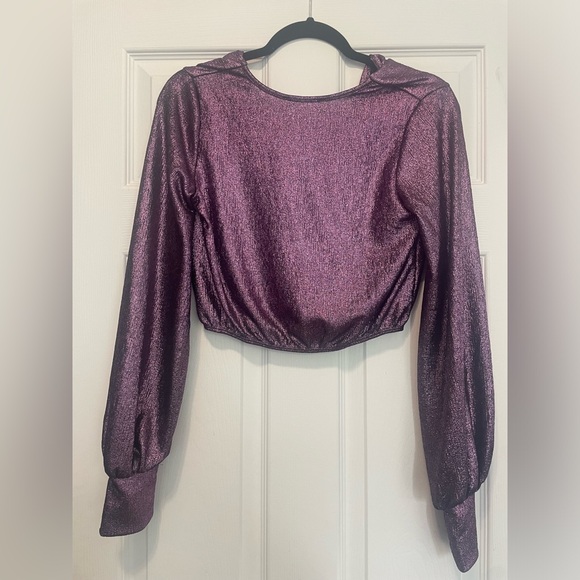 12th Tribe Purple top Size Small NWOT - Picture 5 of 6